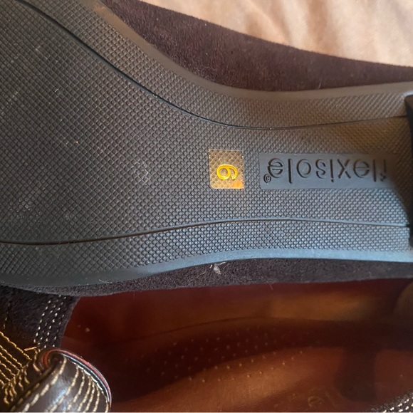 Retro brown suede pumps size 9 - Picture 5 of 5